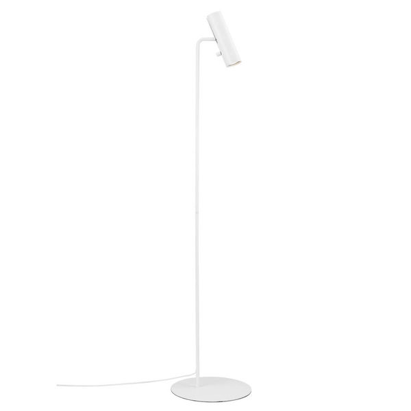 Podłogowa lampa tuba MIB 71704001 metalowa do salonu biały