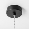 Wisząca lampa tubki GEM P0389-01D-P7AC szklana czarny przezroczysty