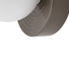 Okrągła ścienna lampa CLAY 11747 kula ball biała brąz