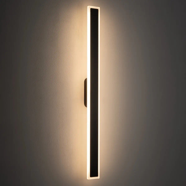 Podłużna ścienna lampa do ogrodu ISLA 11553 LED 22W 3000K IP54 czarna