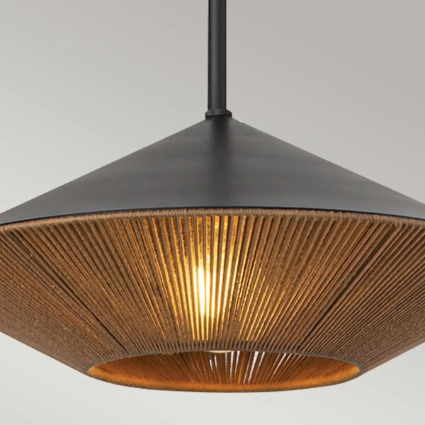 Wisząca lampa do kuchni Daphne ALM-DAPHNE-P-L-MB nad blat czarna