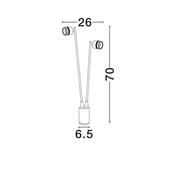 Stojąca lampa do ogrodu BELANOR LE75165 LED 6W 3000K IP65 antracyt
