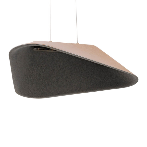 Kopułowa lampa wisząca Carbon P0568 Maxlight LED 8W 3000K beżowa