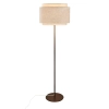 Podłogowa lampa do salonu Takai 2520054018 tkanina beżowy biały