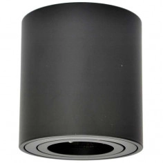 Downlight LAMPA sufitowa SLP6310 MDECO regulowana OPRAWA metalowy spot natynkowy czarny