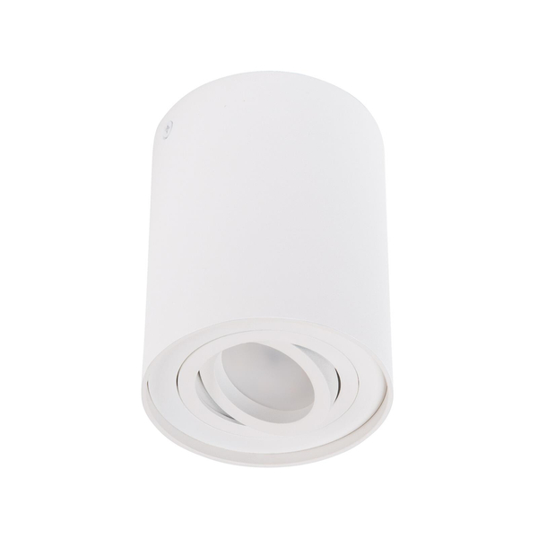 LAMPA sufitowa BASIC ROUND C0067 Maxlight metalowy downlight tuba SPOT biały