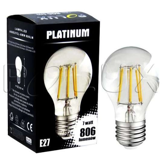 Żarówka dekoracyjna SANICO 305831 Polux E27 A60 7W 806 lm 230V kulka industrialna biała ciepła