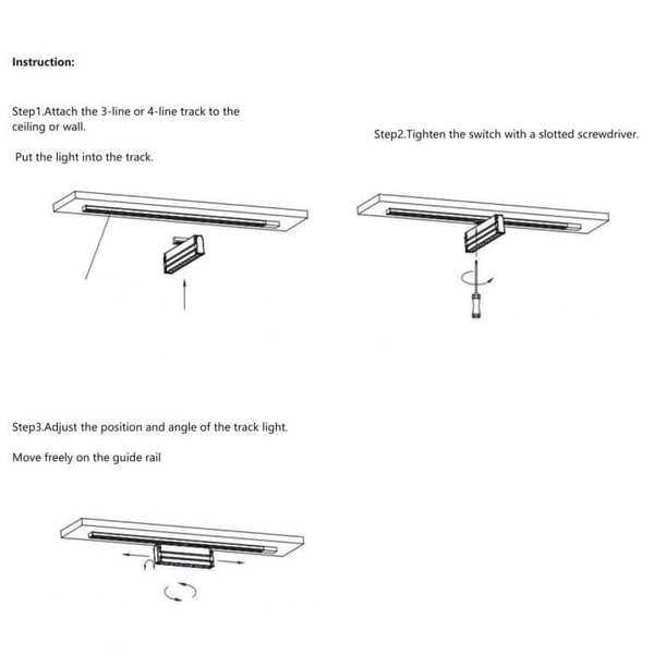 Magnetyczna lampa sufitowa Magnetic LP-559-1-MAG-BK LED 10W 4000K czarny
