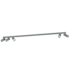 Nasufitowa lampa metalowa Fourty 11468 regulowana metalowa jedwabisty grafit