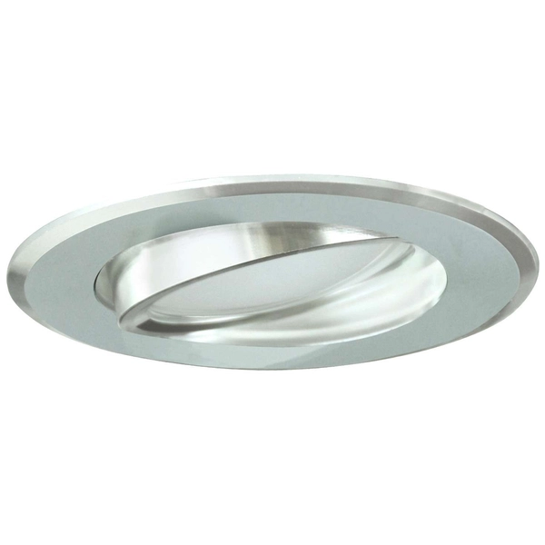 Wpuszczane LAMPY sufitowe SUN OLAL 305268 Polux zestaw 3 OPRAW podtynkowych LED 10,5W 3000K do zabudowy srebrne