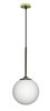 LAMPA wisząca GLASGOW 50101280 Candellux szklana OPRAWA modernistyczny zwis złoty biały