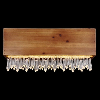 Ekologiczny kinkiet EDELTRAUD 15554W Globo drewniany LED 12W 3000K