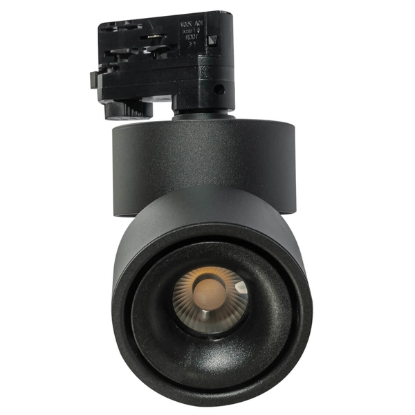 Reflektorowa lampa sufitowa Costa AZ4549 LED 12W 3000Kdo szyn 3-faz czarny