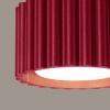 Lampa sufitowa AURA SL.1822 ryflowana burgundowa 1xGx53