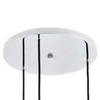 Szklana LAMPA wisząca LONGIS 10525309 Kaspa loftowa OPRAWA zwis kaskada chrom przezroczysty