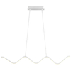 Wisząca lamp nad stół fala ZIGZAG ST-MD240602 WHITE LED 13W 3000K biała