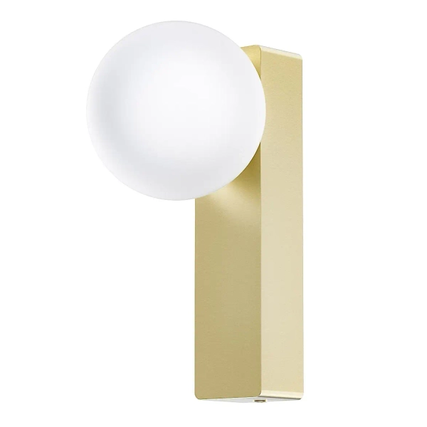 Ścienna lampa do łazienki kula Boletta Parette Old Gold OR85532 IP44 złoty