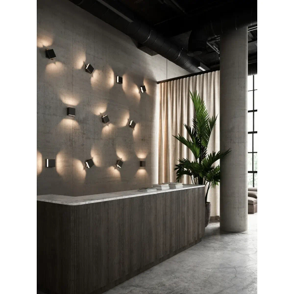 Elewacyjna lampa ścienna TURN 2019061003 LED 13W 2700K IP54 czarna