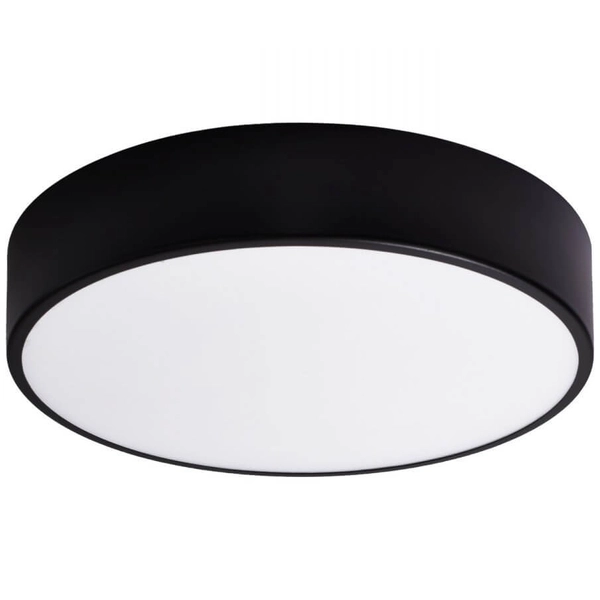 Przysufitowa lampa czarna 137623619785 plafon do sypialni z sensorem ruchu