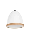 Skandynawska LAMPA wisząca STUDIO MLP8850 Milagro metalowa OPRAWA listwa ZWIS hygge biały drewno