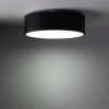 Plafon okrągły do łazienki Livo 10986 IP54 biały czarny