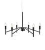Industrialna lampa wisząca Monarch metalowa nad stół czarna
