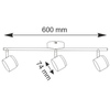 Metalowy plafon KUBIK 318275 punktowa lampa LED 12,6W czarna