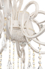 Pałacowa lampa wisząca Grace ARM247-10-G crystal biała