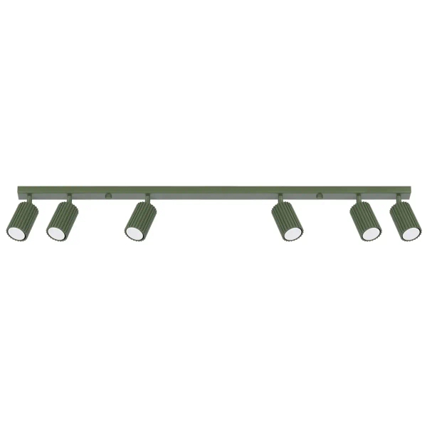 Lampa sufitowa na listwie KARBON  SL.1623 tubki regulowane oliwkowe