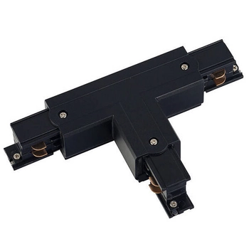 T-ŁĄCZNIK szynoprzewodu uziemienie wewnętrzne - prawe 8242 Nowodvorski do 3-fazowej szyny natynkowej 230V czarny