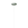 Szałwiowa lampa wisząca VITRUM 1xE27 do sypialni kopuła 41555