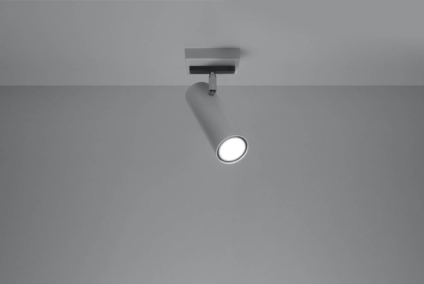 Spot LAMPA sufitowa Direzione SL.0495 Sollux metalowa OPRAWA regulowana tuba biała