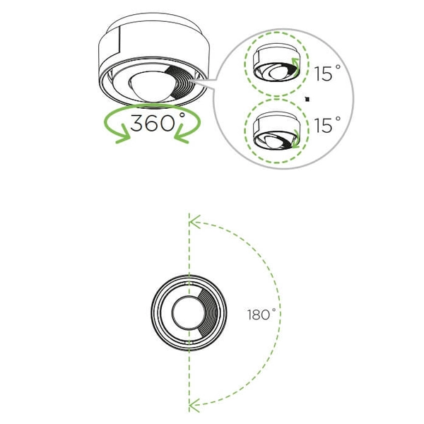 Czujnik ruchu na baterie DAWNY 9760002330 Lutec IP44 czarny