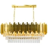 Lampa zwisająca na łańcuchu Valetta 6268/8 TR kryształowa złoty