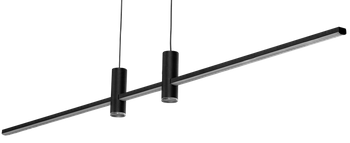 Wisząca lampa ledowa Gerardo AZ5447 24W pilot czarna