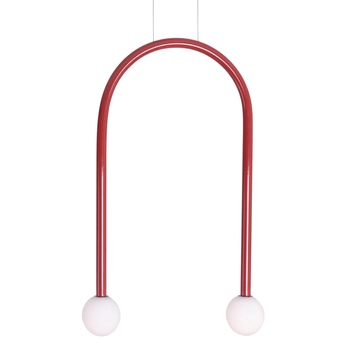 Lampa do jadalni wisząca Enigma P0523 Maxlight LED 4W 3000K czerwona