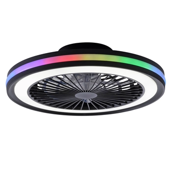 Plafon na pilot Brandon 14649-18 Just Light LED 36+5W 2700-5000K+RGB czarny