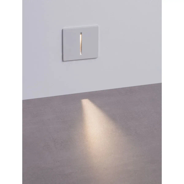 Kinkiet ścienny wpustowy CANIVRA LE75330 LED 3W 3000K IP65 biały