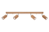 Regulowana lampa sufitowa SL.1031 drewniane spoty do holu