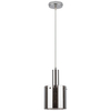 Szklana LAMPA wisząca DONATI 5249 Rabalux loftowa tuba do sypialni chrom