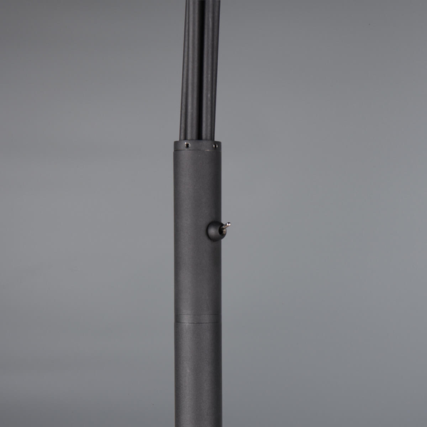 Sypialniana lampa podłogowa VANTOS DL532412400 Trio metalowa czarna