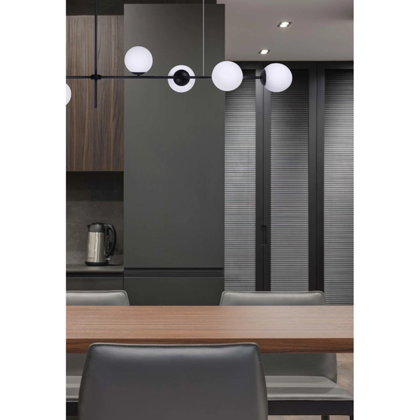 Wisząca lampa modernistyczna VUELTA K-4738 czarny zwis molekuły