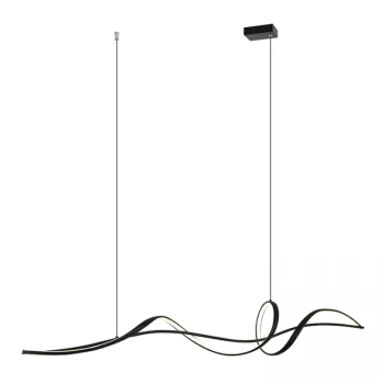 Wisząca lampa spirala 23109 LED 27W 3000K do salonu czarny
