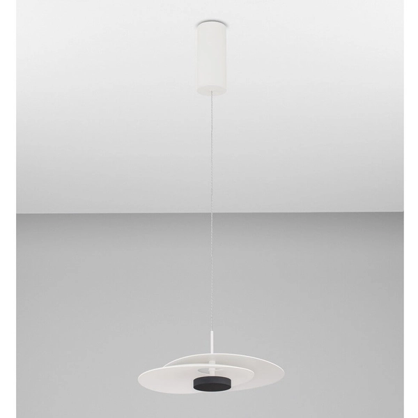 Ledowa lampa wisząca okrągła YACUIBA LE44646 LED 16W 3000K biała