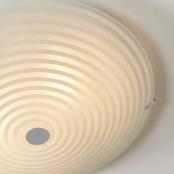 Plafon do salonu Roundel 633-32 okrągły chrom przezroczysty