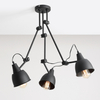 Metalowa lampa przysufitowa Aida 842PL_E Aldex na wysięgnikach czarna