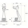 Biurkowa lampa PIESEK K-BL1607 LED 6W 3000-6000K animals żółty