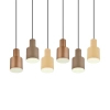 Metalowa lampa wisząca Agudo 319400617 beżowa szara różowa 6xE27