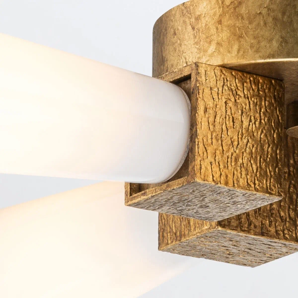 Sufitowa lampa Kristy KRISTY-4P-DG-OPA tubki szklane białe złote