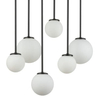 Sufitowa lampa szklane kule Tulia 33499 Sigma molekuły mleczne klosze